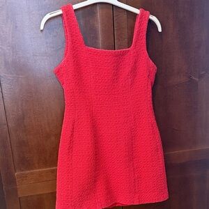 Elegant Red Sleeveless Dress